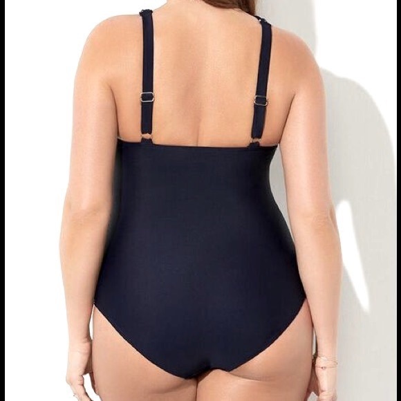 Swimsuits for All One Piece Animal Print Slimming High Neck 18 - Picture 2 of 8